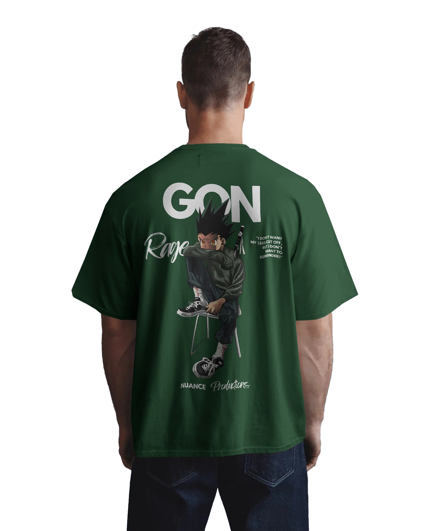 Unisex Oversized Classic T-Shirt – Gon Rage Anime Graphic Tee