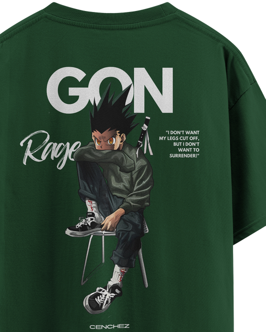 Unisex Oversized Classic T-Shirt – Gon Rage Anime Graphic Tee