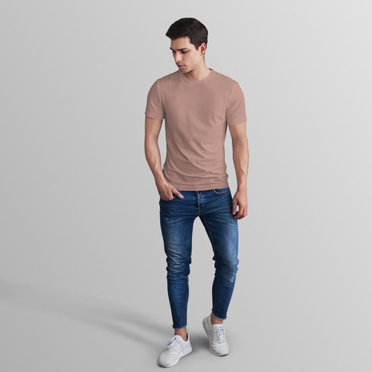 Unisex 100% Cotton Basic T-Shirt –Mushroom