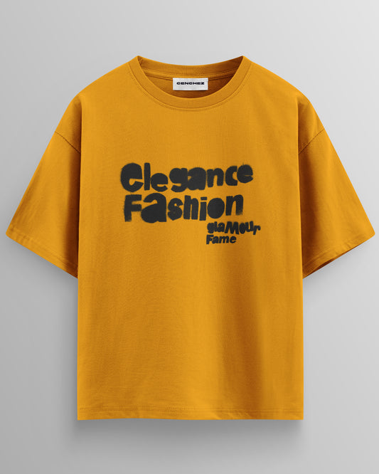 Glitch Art “Elegance Fashion” – Unisex Oversize T-Shirt