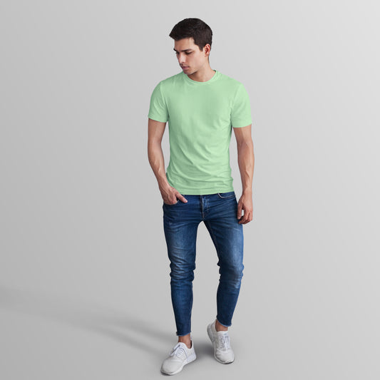 Unisex 100% Cotton Basic T-Shirt –Jade