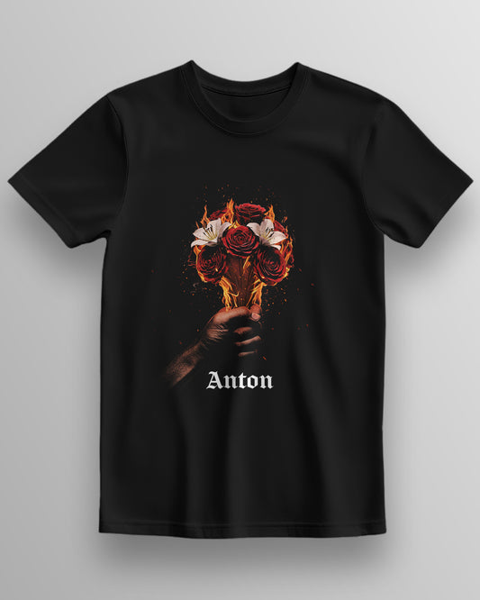 Gothic Rose Flame – Classic Unisex T-Shirt