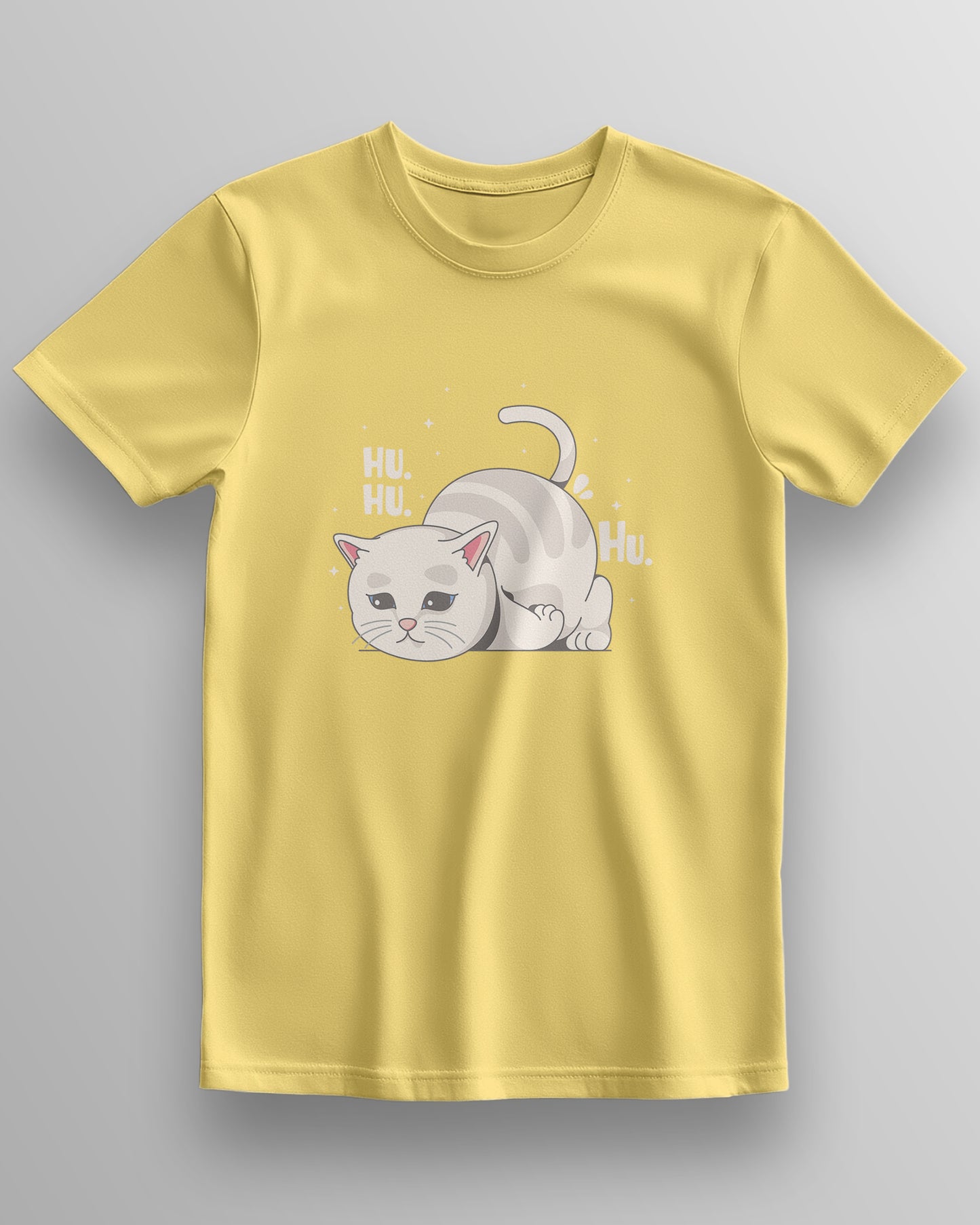 Cozy Cat “HU HU” – Classic Unisex T-Shirt