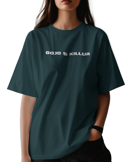 Gojo & Killua Duo Unisex Oversized Classic T-Shirt
