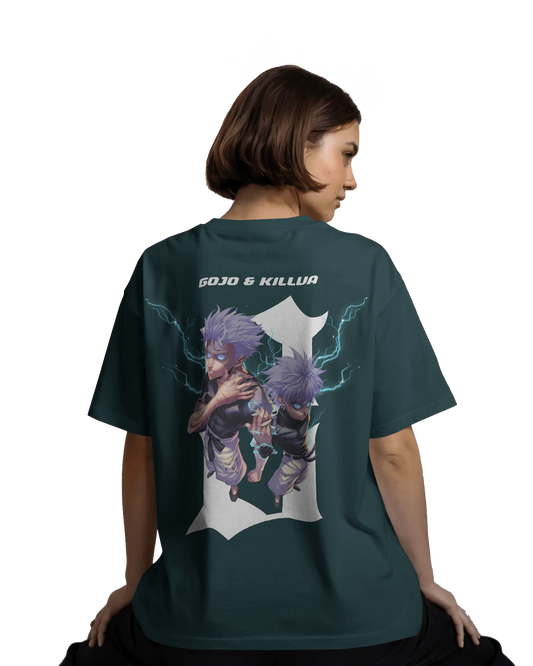 Gojo & Killua Duo Unisex Oversized Classic T-Shirt