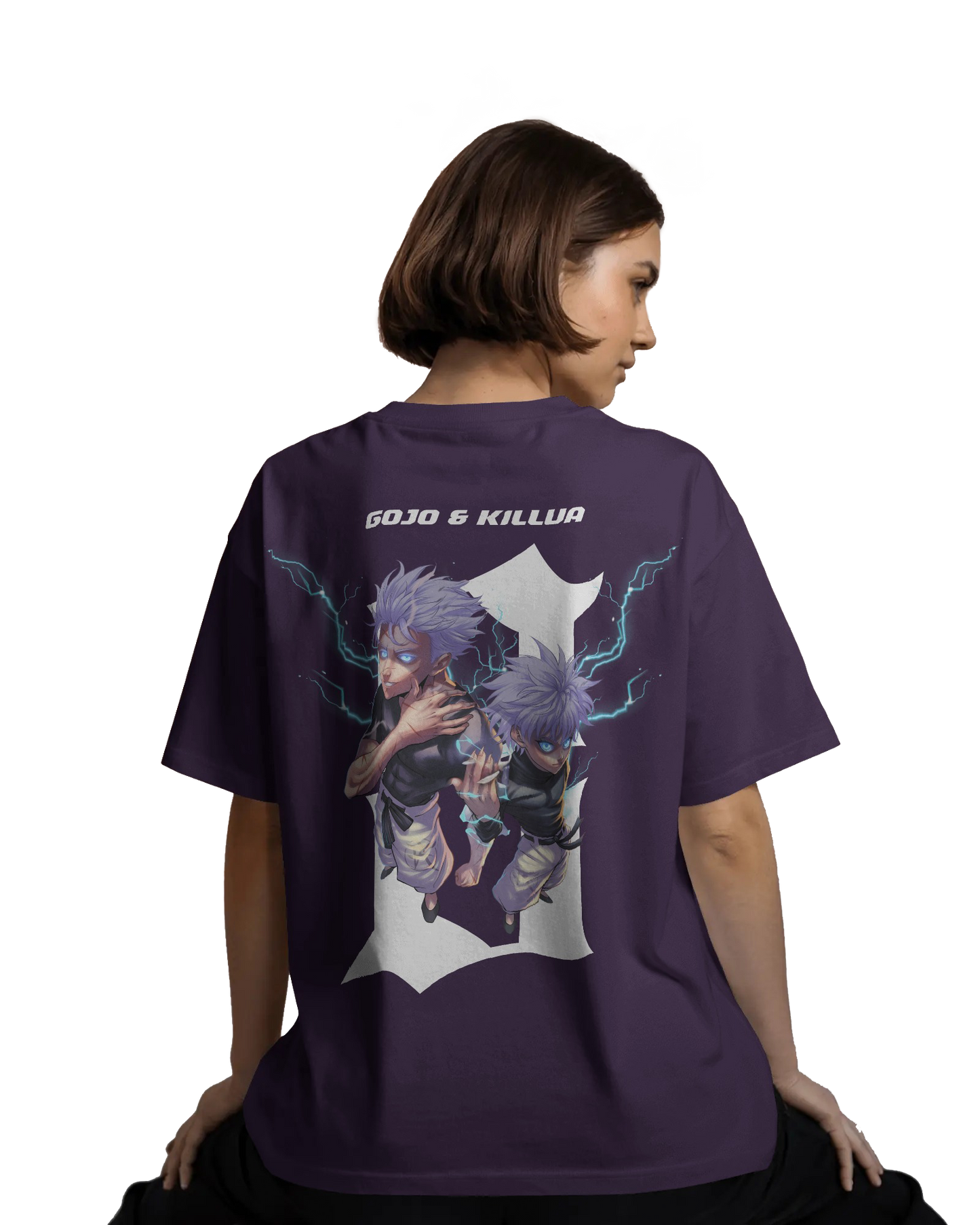 Gojo & Killua Duo Unisex Oversized Classic T-Shirt