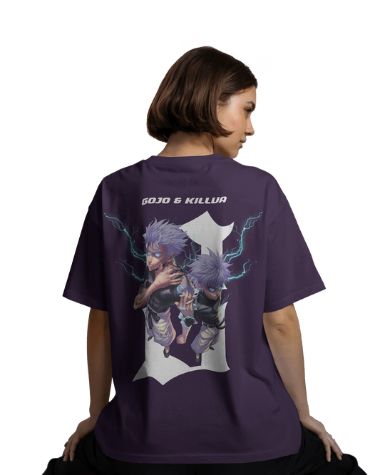 Gojo & Killua Duo Unisex Oversized Classic T-Shirt