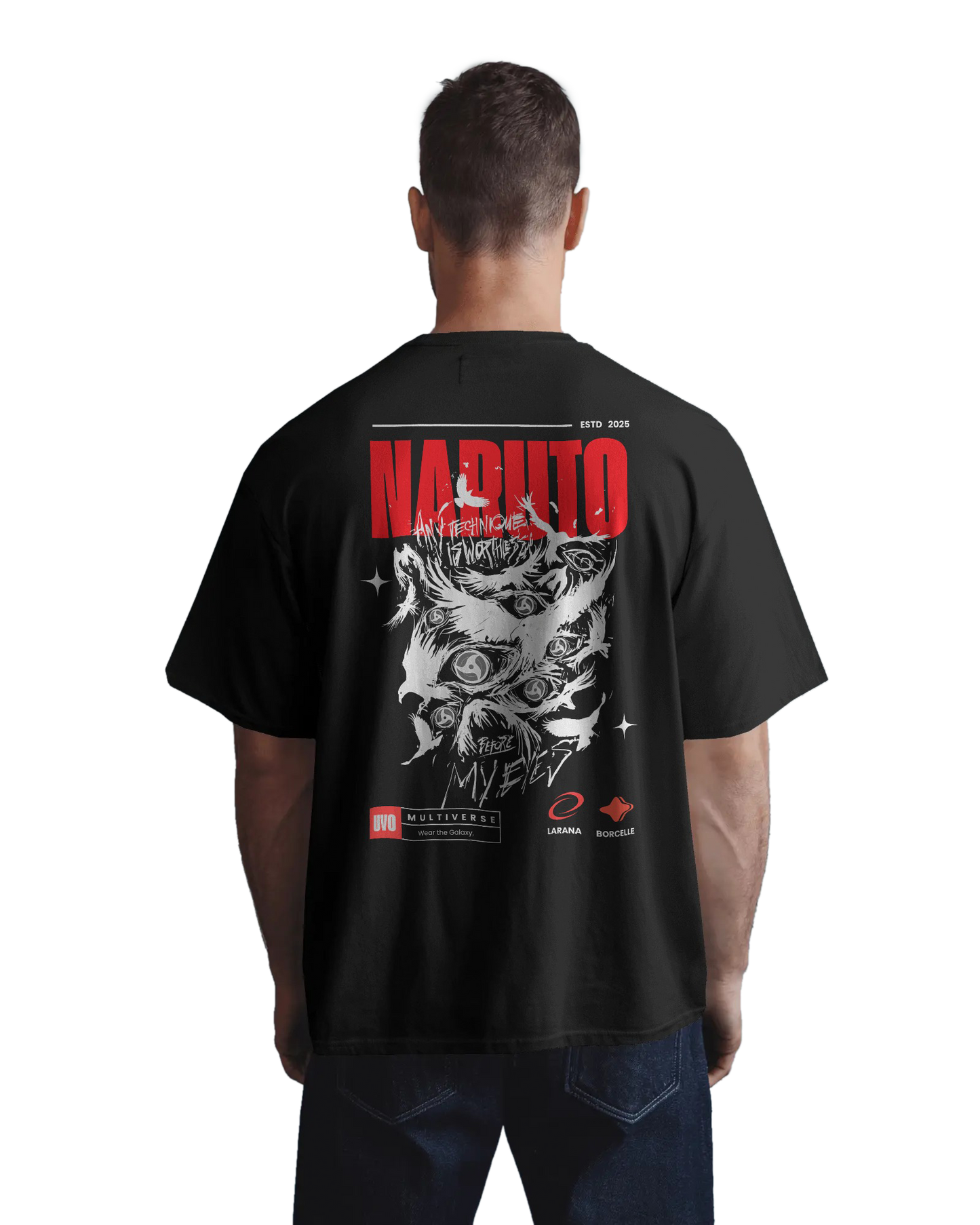 My Eyes Naruto Unisex Oversized Classic T-Shirt