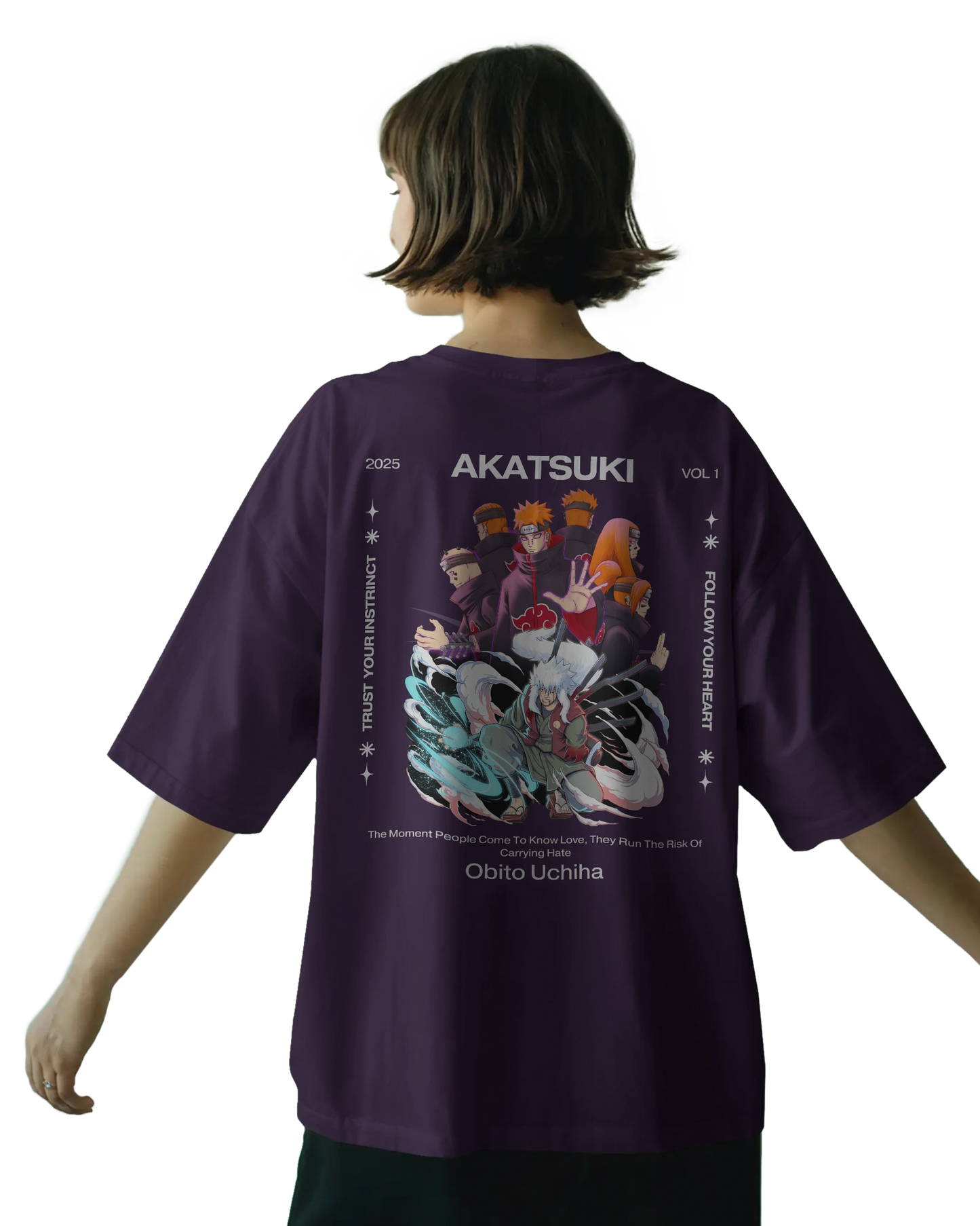 Akatsuki Pain & Obito Uchiha Unisex Oversized Classic T-Shirt