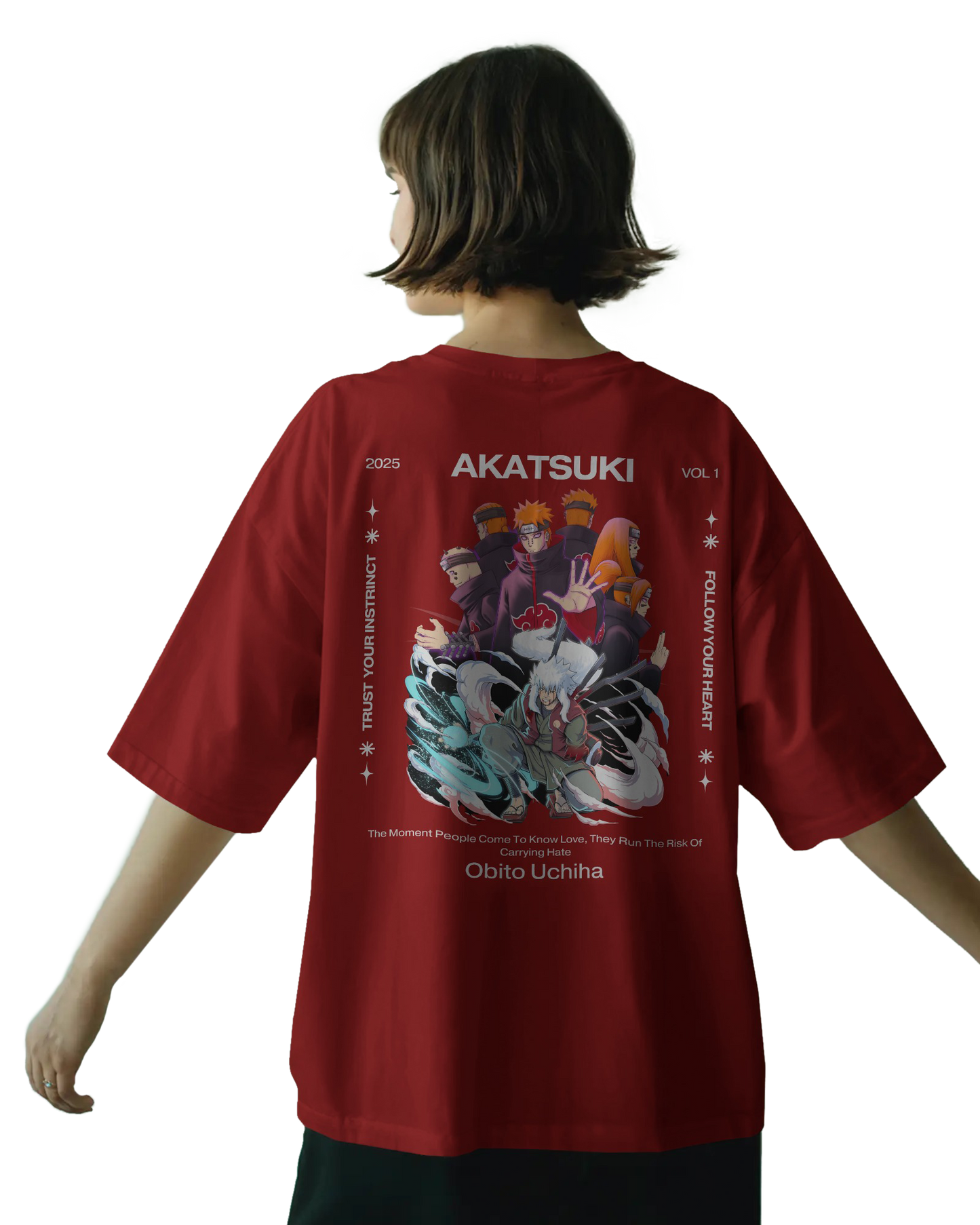 Akatsuki Pain & Obito Uchiha Unisex Oversized Classic T-Shirt
