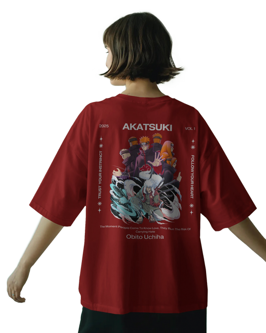 Akatsuki Pain & Obito Uchiha Unisex Oversized Classic T-Shirt
