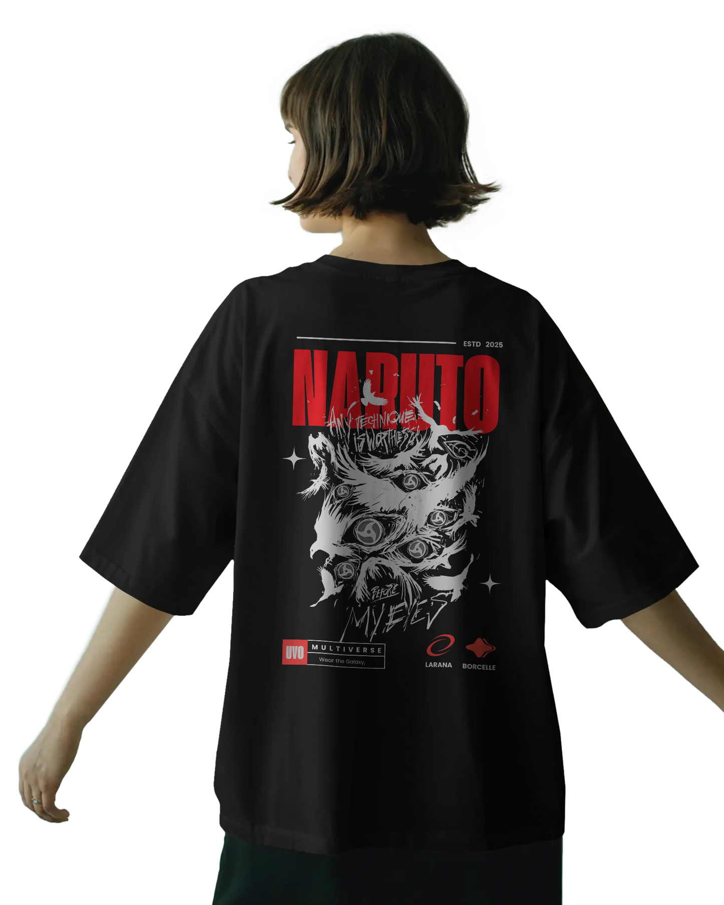 My Eyes Naruto Unisex Oversized Classic T-Shirt