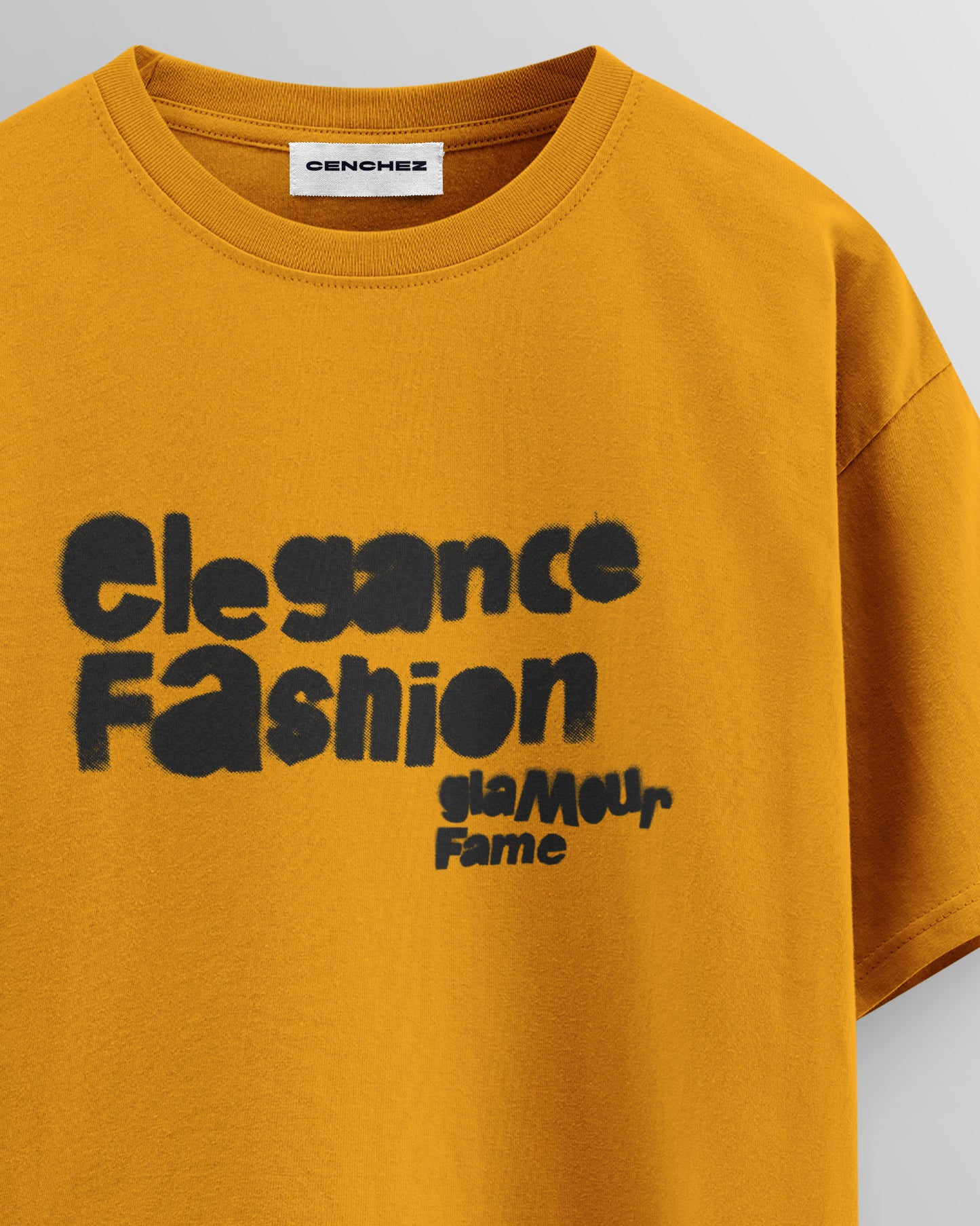 Glitch Art “Elegance Fashion” – Unisex Oversize T-Shirt