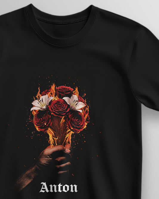 Gothic Rose Flame – Classic Unisex T-Shirt