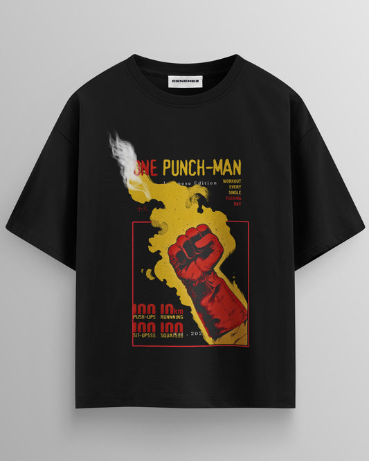 One Punch Man Workout – Unisex Oversize Tee
