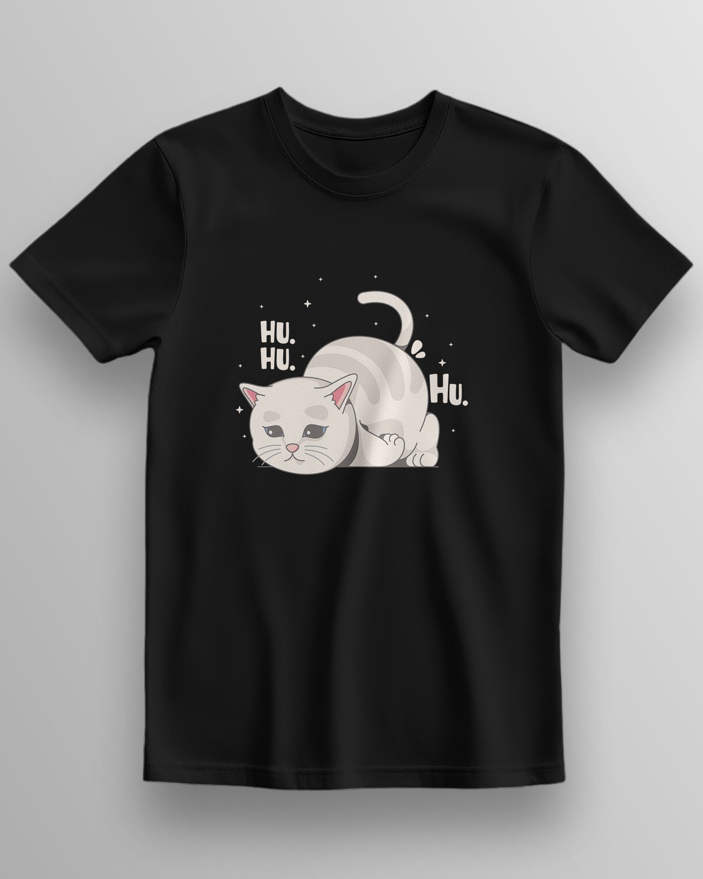 Cozy Cat “HU HU” – Classic Unisex T-Shirt