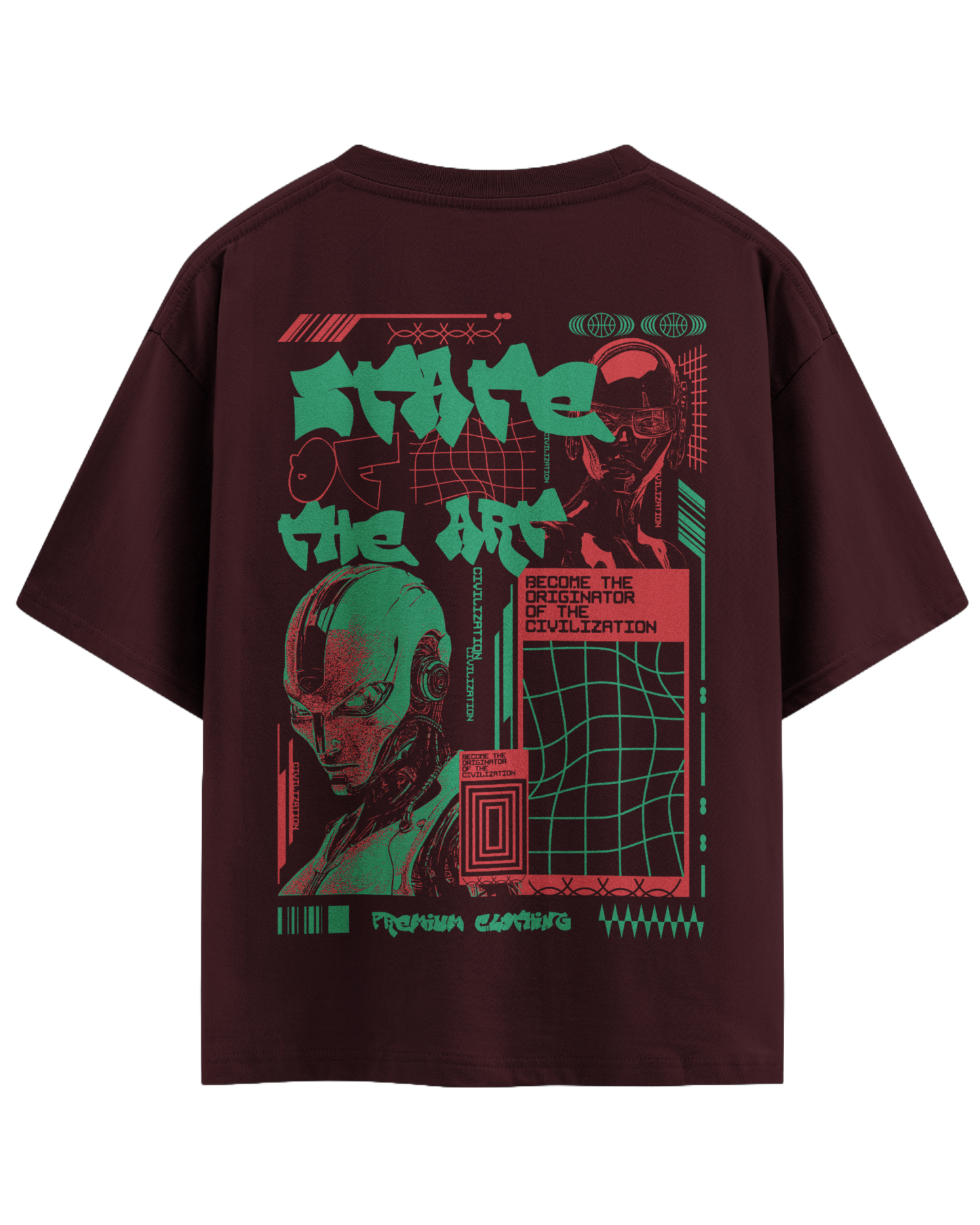 Post human protocol – Unisex Oversize Tee