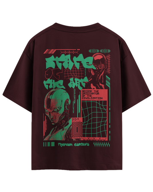 Post human protocol – Unisex Oversize Tee