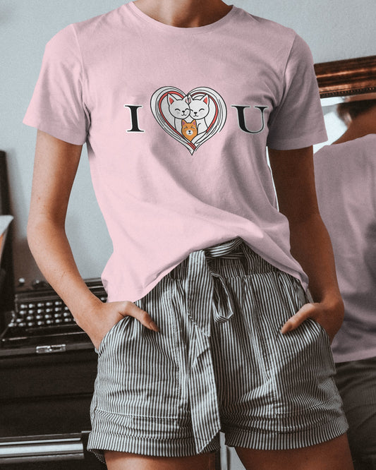 I ❤️ U Cat – Classic Unisex T-Shirt
