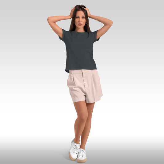 Unisex 100% Cotton Basic T-Shirt –Steel Grey