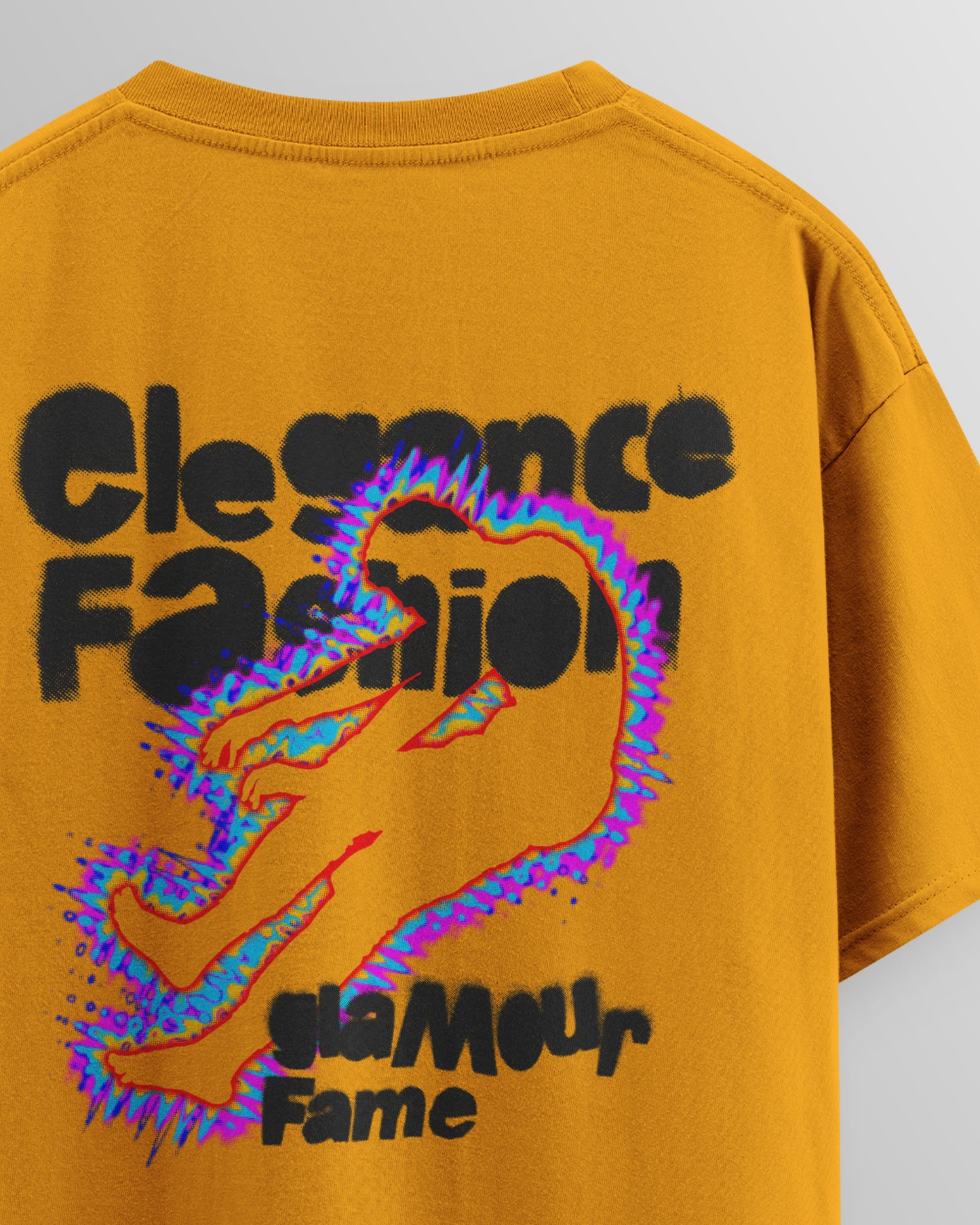 Glitch Art “Elegance Fashion” – Unisex Oversize T-Shirt