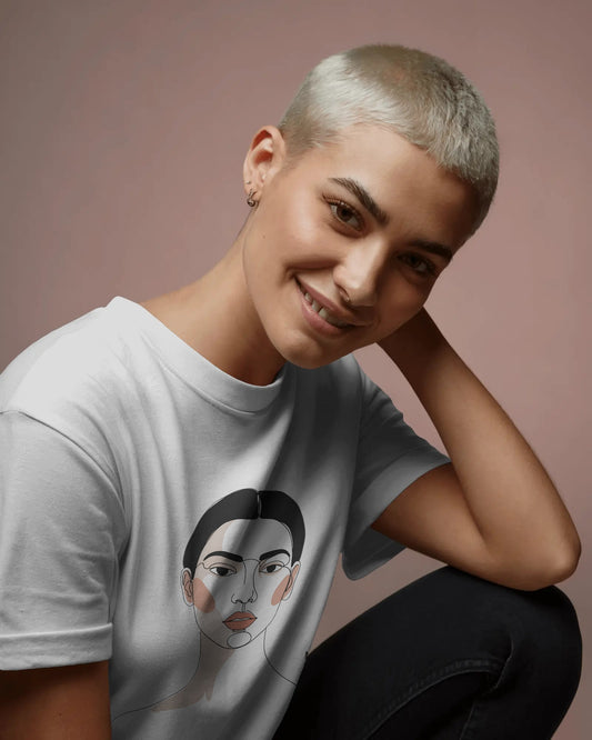 Minimalist Line Art Woman  – Classic Unisex T-Shirt