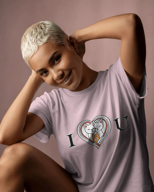 I ❤️ U Cat – Classic Unisex T-Shirt