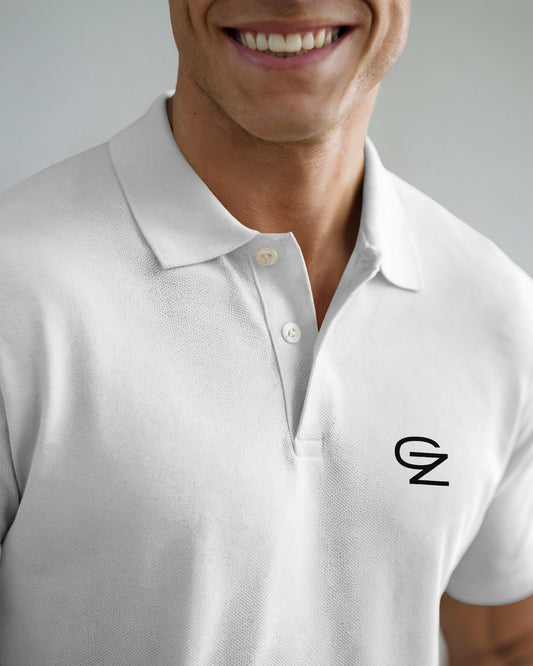 Men's Polo Cenchez- White