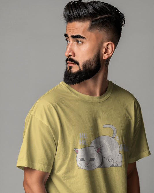 Cozy Cat “HU HU” – Classic Unisex T-Shirt
