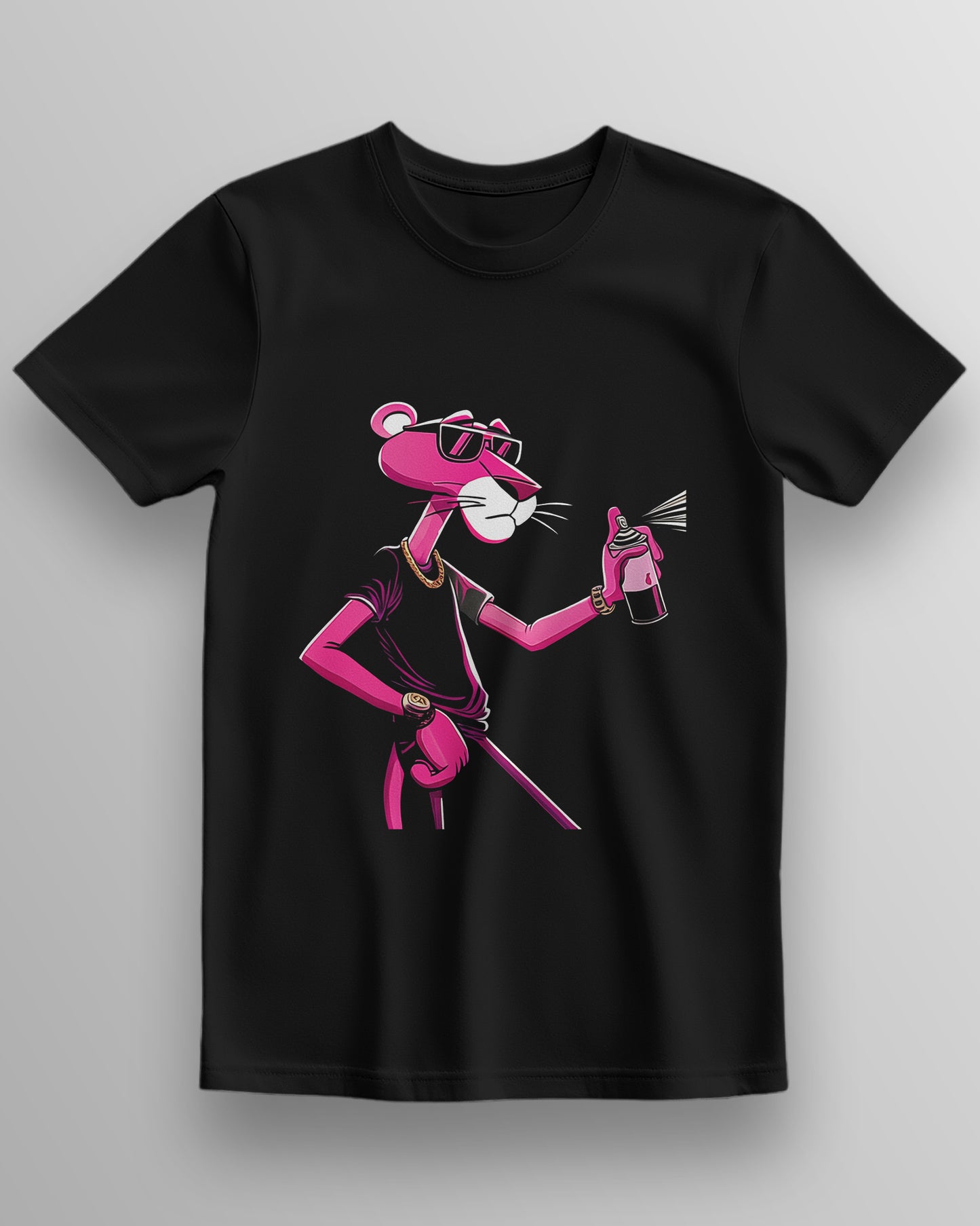 Spray & Slay Gangsta Pink Panther – Classic Unisex T-Shirt