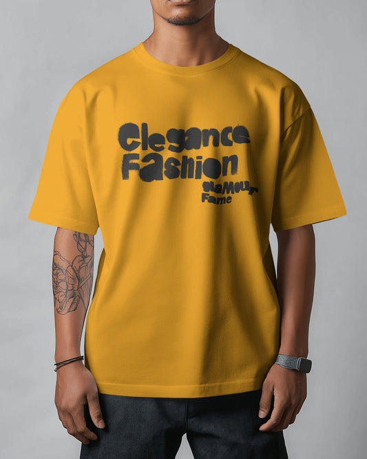 Glitch Art “Elegance Fashion” – Unisex Oversize T-Shirt