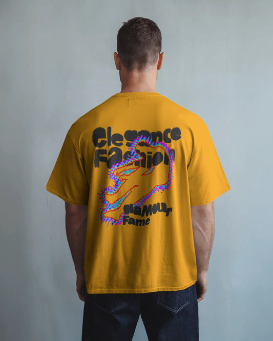 Glitch Art “Elegance Fashion” – Unisex Oversize T-Shirt