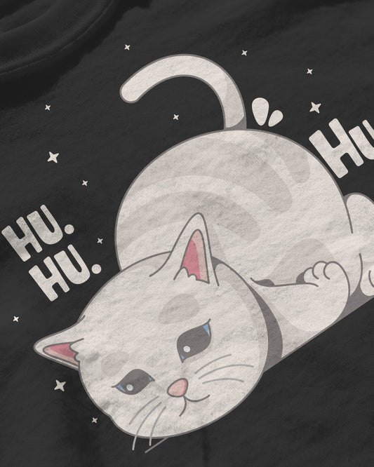 Cozy Cat “HU HU” – Classic Unisex T-Shirt