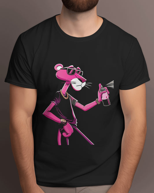 Spray & Slay Gangsta Pink Panther – Classic Unisex T-Shirt