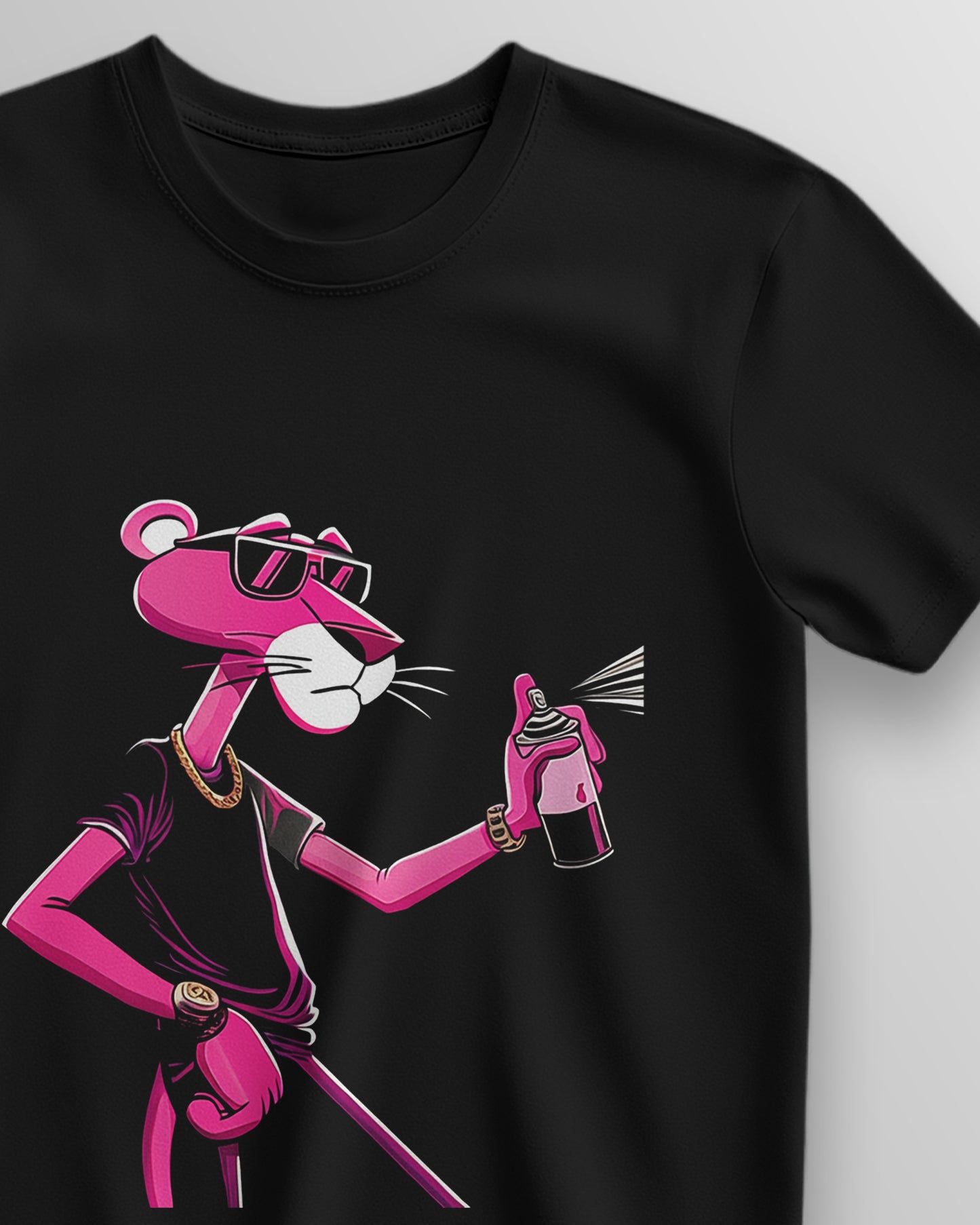Spray & Slay Gangsta Pink Panther – Classic Unisex T-Shirt