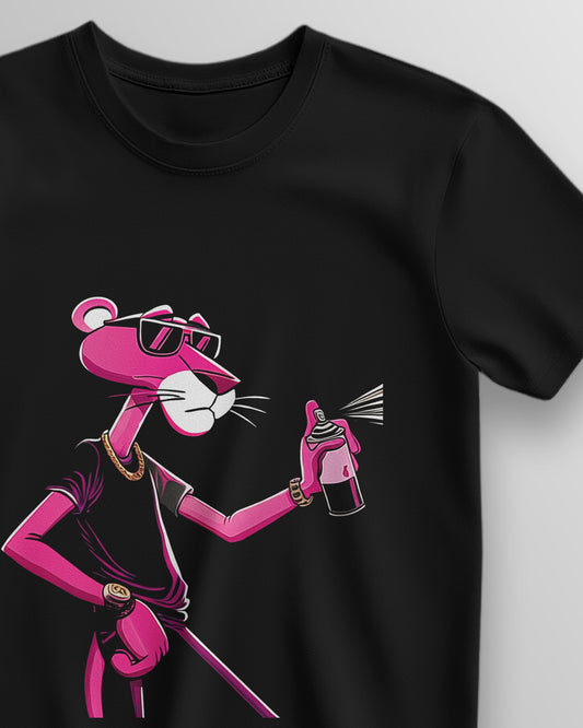 Spray & Slay Gangsta Pink Panther – Classic Unisex T-Shirt