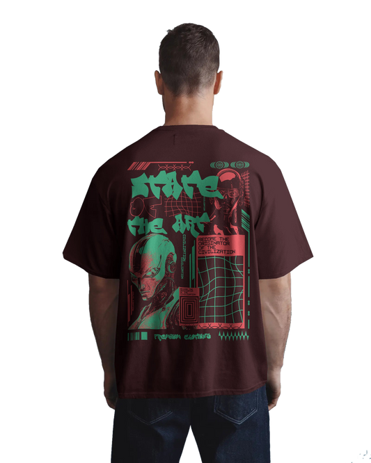 Post human protocol – Unisex Oversize Tee