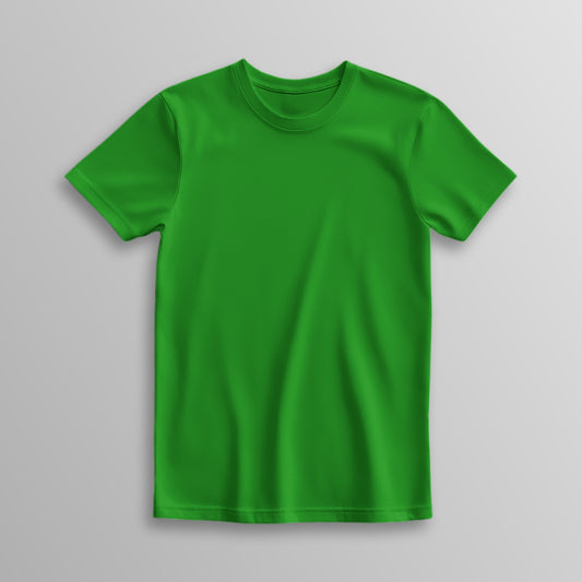 Unisex 100% Cotton Basic T-Shirt –Flag Green