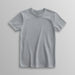 Unisex Poly-Cotton Basic T-Shirt -Grey Melange