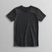 Unisex Poly-Cotton Basic T-Shirt -Black Melange
