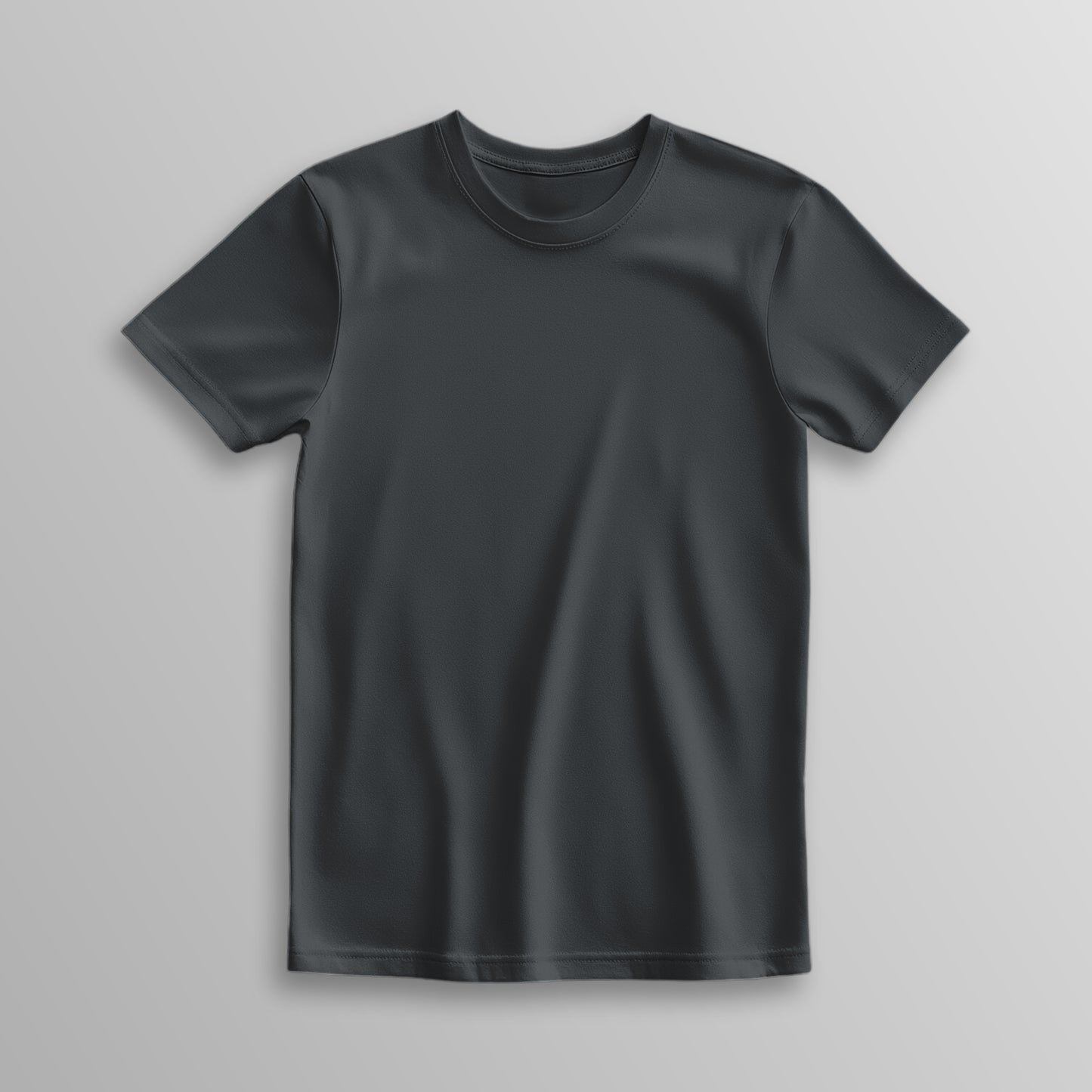 Unisex 100% Cotton Basic T-Shirt –Steel Grey