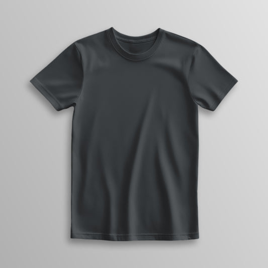 Unisex 100% Cotton Basic T-Shirt –Steel Grey