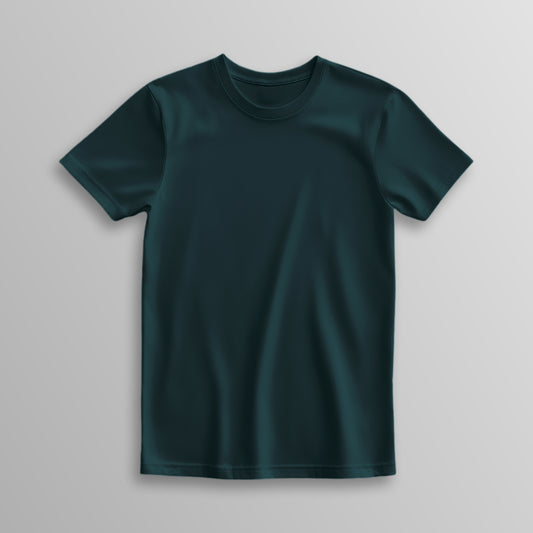 Unisex 100% Cotton Basic T-Shirt –Petrol Blue