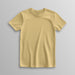 Unisex 100% Cotton Basic T-Shirt –Beige